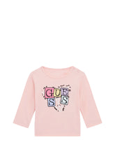 GUESS 1 USCITA Guess Ls T-Shirt Baby Bimba - Rosa Rosa